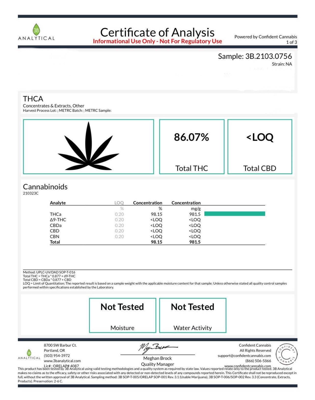 Hemp THCa Concentrate / Extract 28g